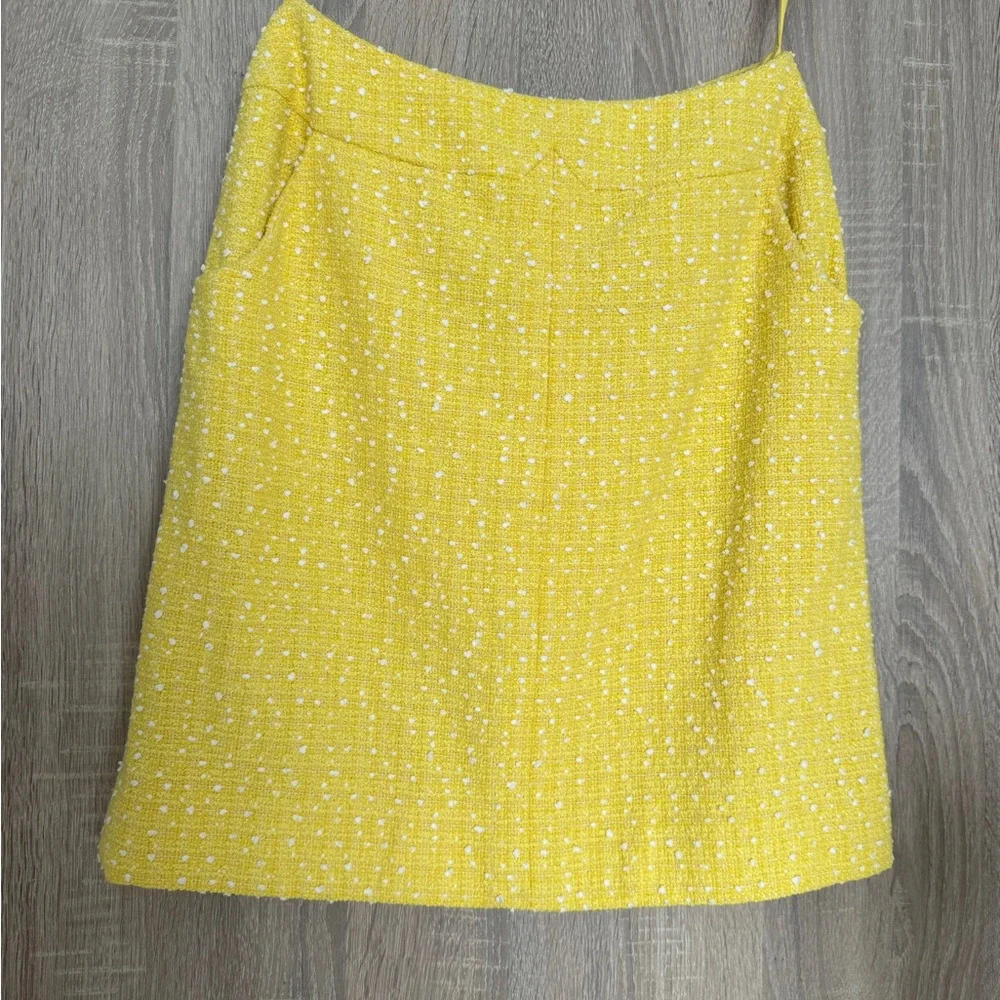 CHANEL 97P Yellow Bouclé Skirt Suit - Same Collection Worn by Princess Dian